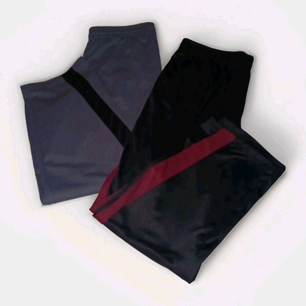 TekGear Men's XL Joggers Lot Of 2 Pair Gray Black